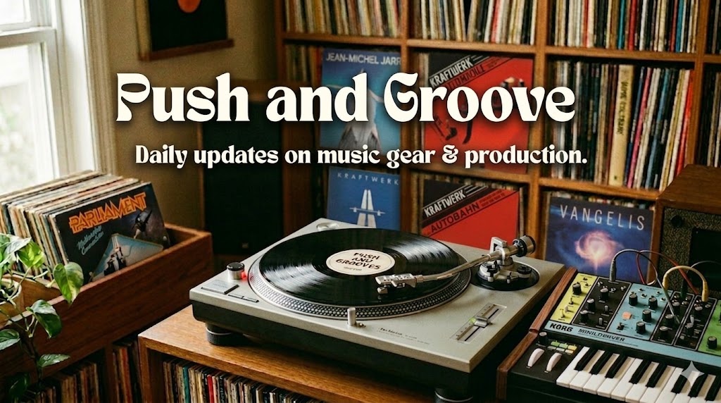 Push and Groove daily updates on music gear and production